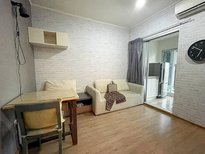 ให้เช่าคอนโด ยูดีไลน์@หัวหมาก สเตชั่น พร้อมเฟอร์ เครื่องใช้ไฟฟ้าครบ พร้อมอยู่ ทำเลดีเงียบสงบ ชั้น8 ห้องสวยมาก