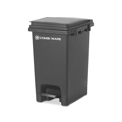 ถังขยะพลาสติก COMBI WARE ขนาด 30 ลิตร, แบบมีเท้าเหยียบ