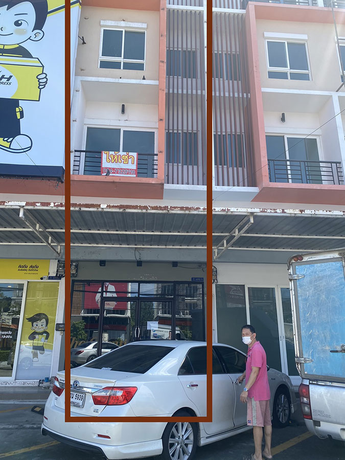 ให้เช่าอาคารพาณิชย์ 4 ชั้น 5นอน 4 น้ำ ทำเลดี ราคาสุดคุ้ม ซ.รามอินทรา109 มีนบุรี Tel. 0612469514