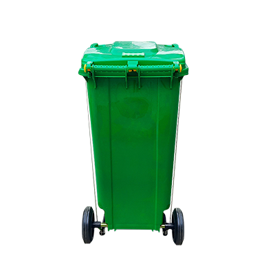 RX-120LU-GRN ถังขยะเทศบาล COMBI WARE ขนาด 120 ลิตร พร้อมล้อ แบบมีเท้าเหยียบ, สีเขียว