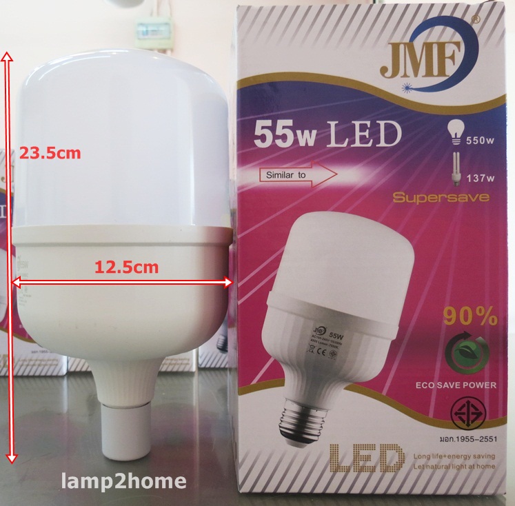 หลอด LED ทรงกระบอก (หลอดตลาดนัด)