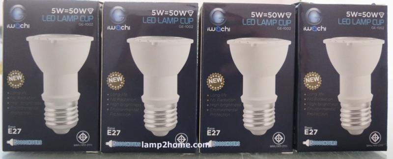 หลอดLED Hi-power ขั้ว E27 (220v 5w) แสงขาว/แสงเหลือง