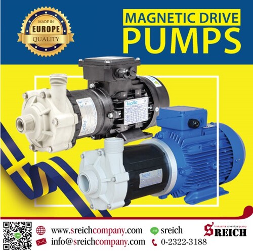 ปั๊มเคมีขับเคลื่อนด้วยแม่เหล็ก Magnetic Drive Pump CTM