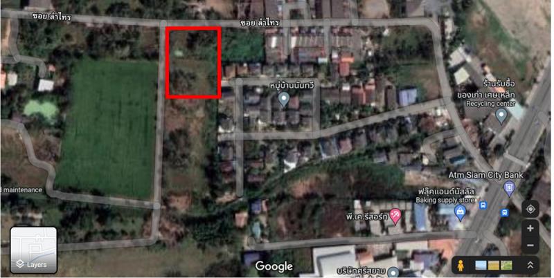 ให้เช่าราคาถูก ที่ดินเปล่าใกล้ถนนใหญ่ ขนาด 2 ไร่ 8 ตารางวา