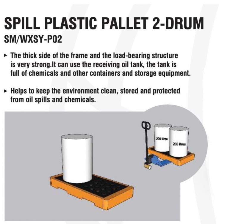 Spill Pallet 2 Drum