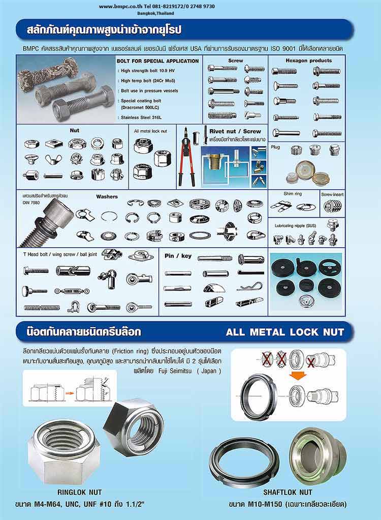 Oil plug, ปลั๊กอุดน้ำมัน, Pipe plug, Screw plug, Drain plug, น๊อตถ่ายน้ำมัน
