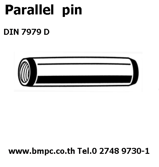 Taper pin  DIN1B,     Dowel pin DIN7,     parallel pinm6  DIN6325,     Taper pin with external thread DIN7977 ,      Taper pin with internal thread DIN7978 A,      Parallel pin with internal thread DIN7979D, 5-25 mm.     Grooved pin (parallel) DIN 1470  1.5-8 mm.     Grooved pin (Taper) DIN 1471, 1.5-8 mm.     Round head grooved pin DIN1476,  1.4-6 mm.     Spring-type strength pin  DIN 7344 , 1.5-6 mm.     Spring-type strength pin slotted DIN 1481, 1.5- 20mm.     Round head rivet  DIN660 / 124  Countersunk head rivet  DIN 661        Clevis pin  DIN1434 , 4-16 mm.      Split pin ( Cotter pin)  DIN94,  steel 1-12mm  SUS A2, A4     Linch pin  ,  Steel 4.5-11 mm.     Bright key length 1 meter,  Steel C45K 3-45mm. SUS A4 4-28mm.     Woodruff key DIN6888   steel class 60, SUS A4     Taper Key with gib head  DIN6887  Parallel key  DIN6885A,  Steel C45K,  SUS 