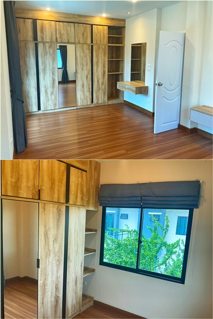 รับคนจีน หทัยราษฎร์ ราษฎร์นิมิตร ใหม่มากไม่เคยอยู่ แอร์ 3 ตัว 7-11 หน้าหมู่บ้าน บ้านเดี่ยวใหญ่มาก 2 ชั้น  61 ตรว. ตลาดชัชวาล คลอง 7