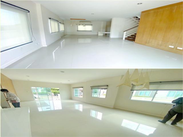 รังสิต ตลาดชัชวาลคลอง7 ไม่เคยอยู่ ให้เช่าบ้านเดี่ยว 2ชั้น 43 ตร.ว. 3นอน 2น้ำ  วัดนาบุญ เฟอร์  ลำลูกกา พร้อมเฟอร์บิ้วอิน 2-3แอร์