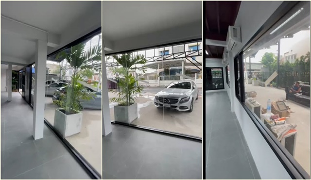 กว้างขวาง  640 ตรม. ถ เลียบด่วนเอกมัย-รามอินทรา ให้เช่า โชว์รูม  home office .รัชดา-ลาดพร้าว 60-66  105ตรว.จอดรถได้ 12 คัน