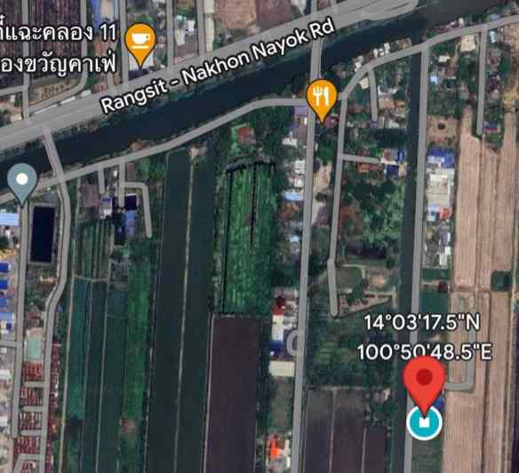 ขายที่ดิน 2 แปลง ติดถนน ทำเลดี เดินทางสะดวก ปทุมธานี