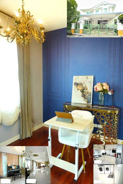 ขาย 8ล้าน เช่า 44,999B-M สุขาภิบาล2 ให้เช่า ขาย-เช่า บ้านเดี่ยว 2 ชั้น แยกทุ่งเศรษฐี ( 2 กม.) รักสัตว์ บ้านตกแต่ง เฟอร์นิเจอร์+เครื่องใช้ไฟฟ้าครบ พร้อมเข้าอยู่ 70 ตรว.4นอน 3น้ำ 2จอดรถ 5แอร์Sukhaphiban 2 For sale-rent 2-story ThungSetthi juction (2 km.) pets allowed decorated house fur ready to move in 70 sq.wa. selling 8 million rent 44,999B-M 4bed 3bath 2parking spaces 5A/Cขาย-เช่า บ้านเดี่ยว 2 ชั้น อนุญาตสัตว์เลี้ยง นที่หลังบ้าน เป็นลานซักล้าง+ตากผ้า แดดดี ลมโกรก ลับสายตา สุขาภิบาล2อ่อนนุช อุด