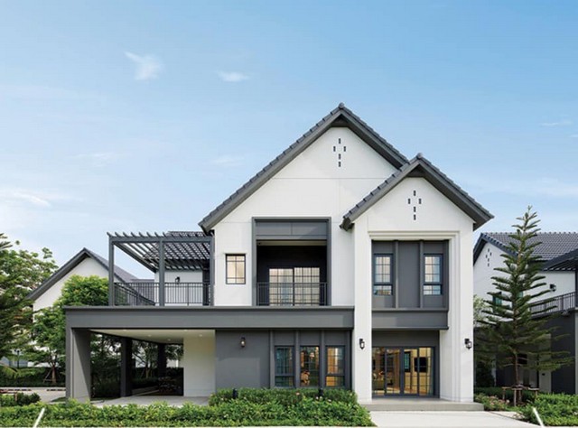 ขายด่วนบ้านเดี่ยว 2 ชั้นแปลงมุม 82.8 ตรว. CENTRO บางนา กม.7 ใกล้เมกะบางนา และทางด่วน โครงการใหม่ (เฟสใหม่) ขนาด Angelo ใหญ่สุดในโครงการ