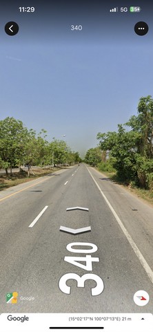 ขายด่วนที่ดิน แบ่งขาย ที่ดินขนาด 34 ไร่ ริมถนน 340 ตำบลแพรกศรีราชา อำเภอสรรคบุรี จังหวัดชัยนาท