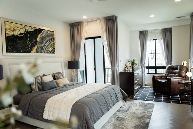 ให้เช่าบ้านเดี่ยวหรู 2 ชั้น 111 ตรว. 4 ห้องนอน โครงการนันทวัน พระราม9-กรุงเทพกรีฑาตัดใหม่ ใกล้นานาชาติไบร์ตัน คอลเลจ