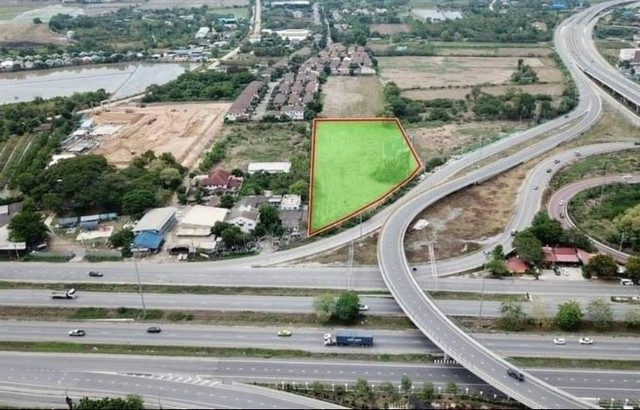 ให้เช่าที่ดิน 7 ไร่ ริมถนน สาย345 ใกล้ทางลงถนนราชพฤกษ์ อยู่ติดกันกับร้านหัตถศิลป์ ปากเกร็ด นนทบุรี