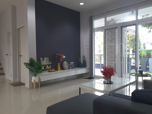 [A769]ให้เช่า 40k บ้านเดี่ยว ใหม่มาก พึ่งรีโนเวท Home On Green โฮมออนกรีน ธัญธานี (เฟส 2)  ลำลูกกา ซอย71  เป็นโครงการหรูที่สุดในย่านลำลูกกา