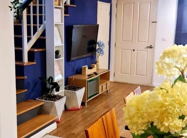 รหัสทรัพย์ R2853 ให้เช่า ทาวน์โฮม 3 ชั้น โครงการ  Town plus อ่อนนุช-ลาดกระบัง ตัวบ้านปรับปรุงแล้ว