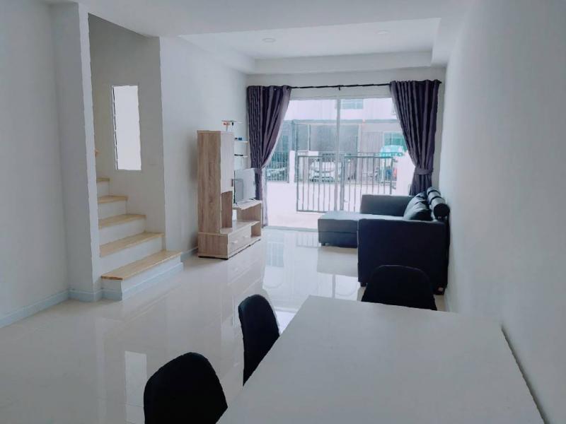 BH1150 ให้เช่าทาวน์โฮม2ชั้น 3ห้องนอน 2ห้องน้ำ ชีวาโฮม รังสิต - ปทุม เฟสติดสวน