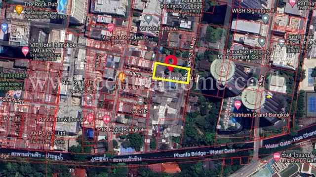 ที่ดิน พร้อมสิ่งปลูกสร้าง ซอยเพชรบุรี 20 ใจกลางเมืองย่านประตูน้ำ ใกล้ สยามพารากอน