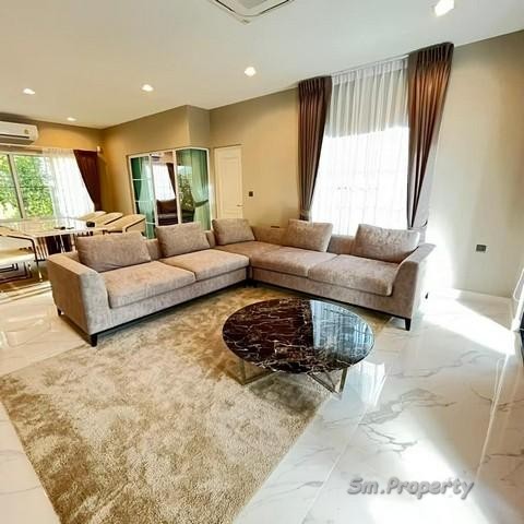 Sm517  ขาย บ้านเดี่ยว โครงการ  นันทวัน รามอินทรา-พหลโยธิน บ้านหลังใหญ่สไตล์ Tuscany แปลงมุม