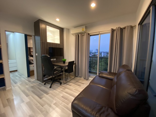 ให้เช่าคอนโด The Key แจ้งวัฒนะ ใกล้เซ็นทรัล และเมืองทองธานี 1 นอน 37 ตรม. วิวสระ