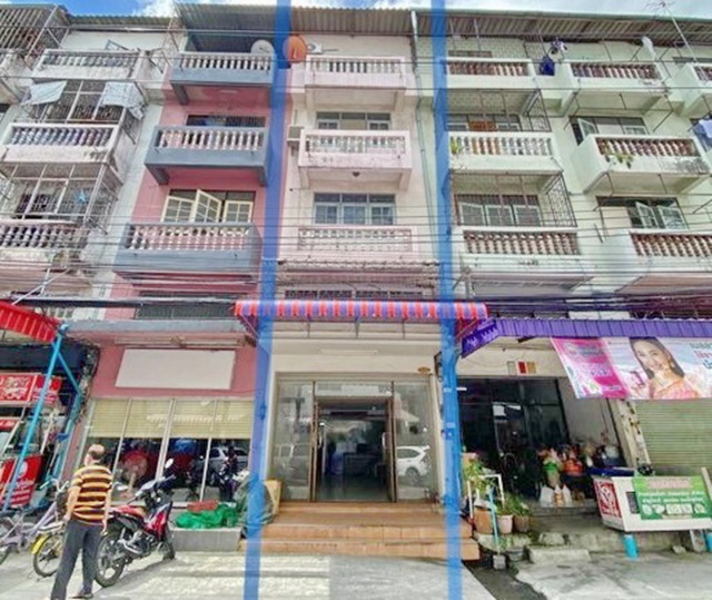 ลาดพร้าว 119-123 8นอน 10น้ำ 2จอดรถ 7แอร์ โรงพยาบาลเวชธานี เดอะมอลล์ บางกะปิ 17ตรว. ให้เช่าอาคารพาณิชย์ 5 ชั้น 