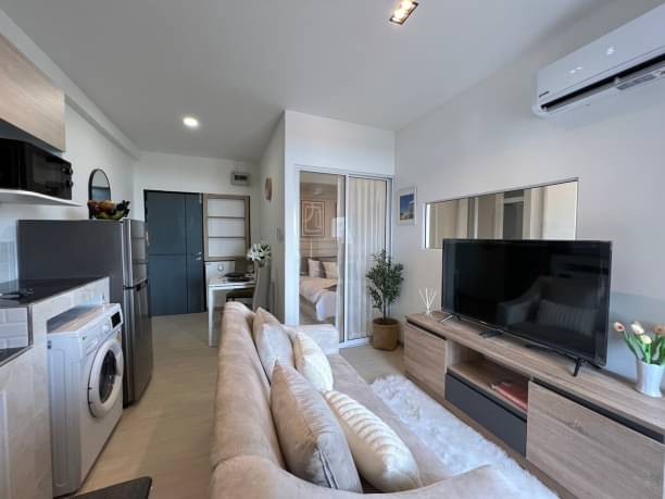 ตกแต่งสวย เฟอร์ครบ พร้อมอยู่ ขายเพียง 1.59 ล้าน 33 ตรม. แอร์พอร์ต โฮม คอนโด แม่เหียะ เฟอร์นิเจอร์เครบ หิ้วกระเป๋าพร้อมเข้าอยู่