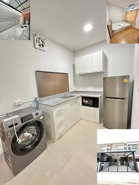 ใกล้ ฟิวเจอร์พาร์ครังสิต 18ตรว. 18,999-19,999B-M 3นอน 2น้ำ 2จอด 4แอร์ ให้เช่าทาวน์โฮม 2 ชั้น แกรนด์พลีโน่  พลโยธิน-วิภาวดีfor rent near Future Park Rangsit 18sq.wa. 18,999-19,999B-M 3bed 2bath 2parking 4A/C. Grand Pleno Phonyotin-Vibhavadi Robinson Rangsit 2-story townhome บ้านพร้อมอยู่ พร้อมเฟอร์นิเจอร์และเครื่องใช้ไฟฟ้า ห้ามเลี้ยงสัตว์ถ.วิภาวดี ตำบล คลองหนึ่ง อำเภอคลองหลวง ปทุมธานี3 ห้องนอน2 ห้องน้ำ1 ห้องครัว เคาน์เตอร์ครัว พร้อมซิ้งค์1 ห้องนั่งเล่น2 จอดรถ4 แอร์1 ทีวี1 