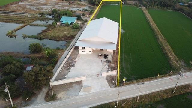 PB3416 ขายโกดังพร้อมออฟฟิศ เนื้อที่ 4 ไร่ ใกล้ โรงงานไฮเนเก็น อำเภอไทรน้อย
