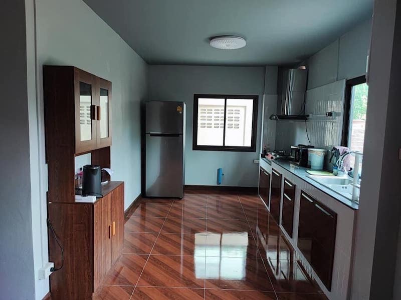 BH2477 ให้เช่าบ้านเดี่ยว 2ชั้น โครงการ มณีรินทร์ เลค แอนด์ ลากูน โซนบี  ใกล้ทางด่วนบางพูน สวนอุตสาหกรรมบางกะดี รพ.กรุงสยามเซนต์คาลอส