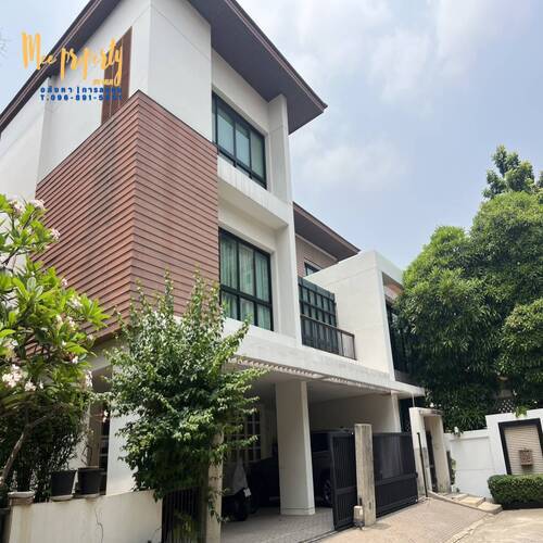 มบ.ชาญอิสระ พระราม9 96 ตร.ว. ตกแต่งครบพร้อมอยู่????  #สภาพแวดล้อมดี#ขายบ้านหรู ???? บ้านเดี่ยวระดับ Super Luxury ????มบ.ชาญอิสระ #พระราม9 บ้านหรูใจกลางเมือง สไตล์ Modern Tropical ย่านธุรกิจ ใกล้รถไฟฟ้า สิ่งอำนวยความสะดวกครบครัน⚡จุดเด่นของทรัพย์⚡ - ดีไซน์แบบบ้านให้มีความหรูหราทันสมัย อยู่สบาย - วัสดุภายในบ้านระดับ Premium  - บ้านออกแบบเป็นบ้านล้อมคอร์ททำให้สามารถ   ใช้พื้นที่ตรงกลางบ้านได้อ