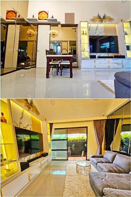 บ้านตกแต่งหรู สไตล์โมเดิร์น  55ตรว. 159 ตรม.ชายหาดจอมเทียน 3 กม.ตลาดน้ำ4ภาค  2นอน 2น้ำ 3จอดรถ 3แอร์