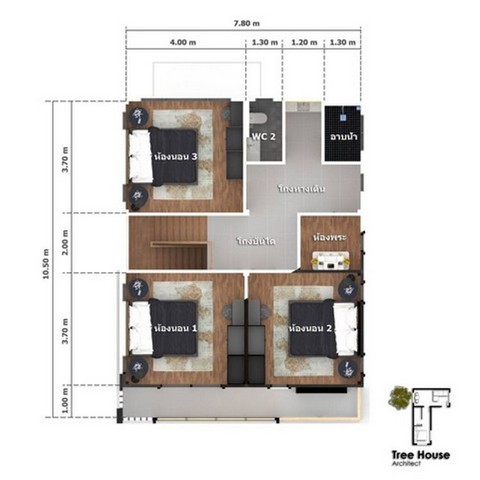 ประกาศขาย บ้าน บ้านจินตนาพงศ์ 3ห้องนอน2น้ำ 4390000 B. ใกล้ ห้างสรรพสินค้าแมคโคร ราคาถูก