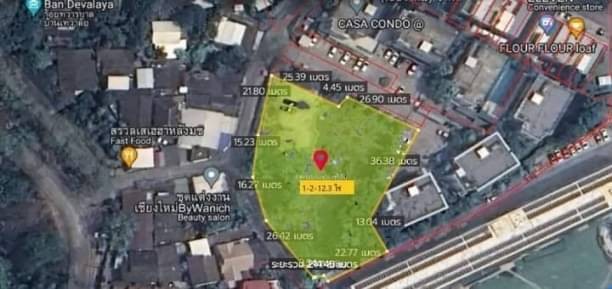 โซนสุเทพ ทำเลดี ติดเชิงเขา ขายที่ดินตรว.ละ 80,000 บาท เนื้อที่ 1 ไร่ 2 งาน 12.3 ตรว. ที่ดินเปล่า เหมาะสำหรับทำหอพักหรืออพาร์ทเม้นท์