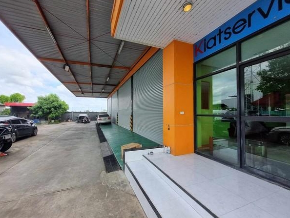 ให้เช่าพื้นที่ โกดัง สำนักงาน รังสิต คลอง 9 ธัญบุรี พื้นที่800 ตร.ม  รถเทรลเลอร์ เข้าได้