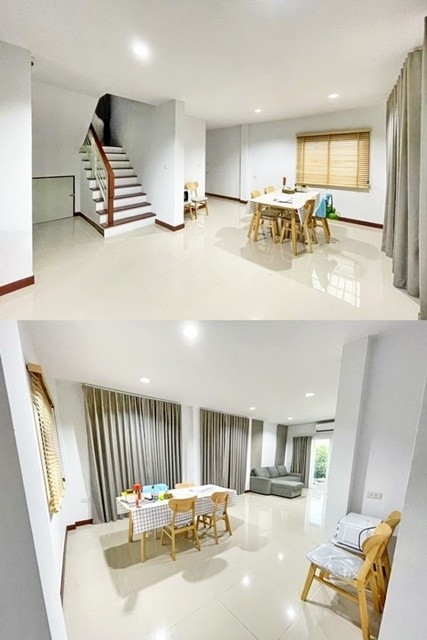 เชื่อมสัมพันธ์ ให้เช่า บ้านหลังริม 48ตรว. 178ตรม. 4นอน โรงเรียนเซนต์เทเรซา แม็คโคร หนองจอก  3น้ำ 2จอดรถ 3แอร์