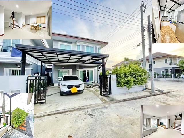 เชื่อมสัมพันธ์ ให้เช่า บ้าน หลังริม 46ตรว. 178ตรม. 22,998B-M 4นอน 3น้ำ 2จอดรถ 3แอร์ โรงเรียนเซนต์เทเรซา แม็คโคร หนองจอก Chueamsampan For rent detached house corner house 46 sq.wa. 178sq.m. 22,998B-M 4bed 3bath 2parking 3A/C.Makro NongChok St.Teresa Schoolเลียบวารี มิตรไมตรี ศูนย์กลางหนองจอกซ.สยามชลธาร ถ.สกุลดี แขวงหนองจอก เขตหนองจอก กรุงเทพมหานคร 10530 4 ห้องนอน3 ห้องน้ำ1 ห้องครัว พร้อมเตา +ที่ดูดควัน3 แอร์2 จอดรถ1 ปั๊มน้ำ+แท่งน้ำ1 เครื่องทำน้ำอุ่น- โซฟา 1ตัว โต๊ะรับ