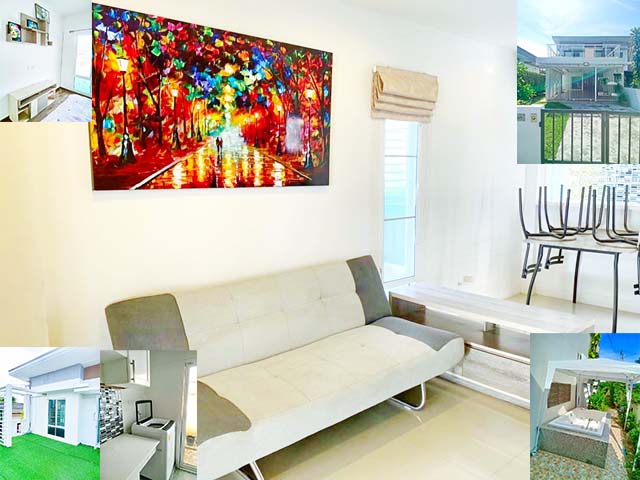 ดาดฟ้านั่งชิว บรรยากาศดี 12,999B-Mวิลล่า มาร์เก็ต หัวหิน ให้เช่า-ขาย ทาวน์โฮม 2 ชั้น 22ตรว. 155ตรม.3นอน  2น้ำ 2จอดรถ 2แอร์ 3.9ล้านบาทVilla Market Hua Hin For Rent-Sell 2-story townhome 22 sq.wa. 155sq.m. rooftop chilling good atmosphere 12,999B-M 3bed 2bath 2parking 2A/C. 3.9MBถ.หนองพลับ-หัวหิน ต.หินเหล็กไฟ อ.หัวหิน จ.ประจวบฯอ่างอาบน้ำนอกบ้านฟิตเนสส่วนกลาง3 ห้องนอน2 ห้องน้ำ1 ห้องครัว2 จอดรถ2 แอร์1 ตู้เย็น1 เครื่องซักผ้าสถานที่ใกล้เคียงมหาวิทยาลัยเทคโนโลยีราชมงคลรัตนโ