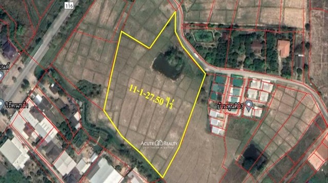 ขายที่ดิน ต.ป่าสัก อ.เมืองลำพูน จ.ลำพูน ขนาด 11-1-27.5 ไร่ หน้ากว้าง 93.22 ม. ลึก 147.94 ม. ที่ดินสวยมาก เดินทางสะดวกสบาย บริเวณด้านหน้าที่ดินติดถนนหลัก สามารถเดินทางไปถนนซุปเปอร์ไฮเวย์เพียง 7 กม. เหมาะกับการซื้อไว้เพื่อทำการเกษตรกรรม อากาศดีมากขาย 63,500,000 บาท(รหัสทรัพย์ L-640922-0002)Contact Us+66 (0)88 268 2000info@acuterealtyconsultant.comLine Official : http://lin.ee/N9TaR0qAdd friend : acuterealtychiangmaihttps://www.AcuteRealty.com