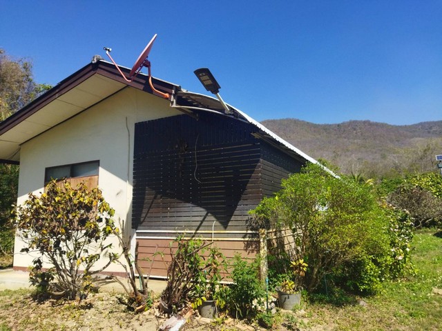 ขายที่ดิน แถมบ้านสวน แม่ออน จังหวัดเชียงใหม่ 8 ไร่ ติดถนนหลัก วิวสวยมาก