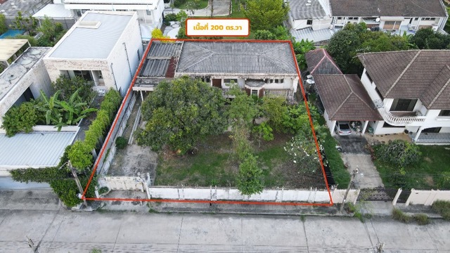 ขายที่ดิน 200 ตรว พร้อมบ้านเก่า ราคาต่ำกว่าตลาด พัฒนาการ 76 78 ใกล้แยกพัฒนาการ เดินทางสะดวก