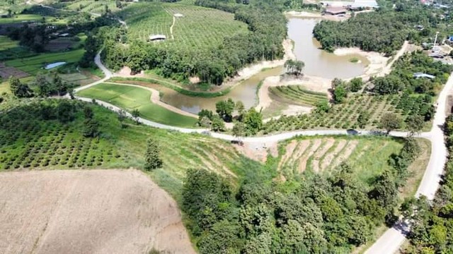 ขายที่ดินเนินเขา ต.เขื่อนผาก  อ.พร้าว  จ.เชียงใหม่ ติดถนน วิวเขาสวยมาก