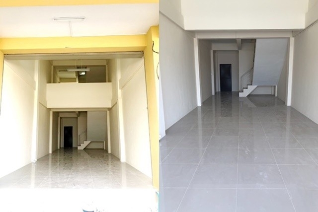 โรงเรียน วัดไทรใหญ่ อาคารพาณิชย์ใหม่ 3 ชั้นบิ๊กซี ไทรน้อย 17ตรว.192ตรม. 2นอน 4น้ำ จอดรถได้หลายคัน