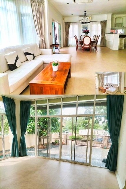 คฤหาสน์หลังมุม 2 ชั้น 5นอน 4น้ำ MRT สวนหลวง ร.9  เฟอร์พร้อมเข้าอยู่ อนุญาตเลี้ยงสัตว์ 148ตรว. 355ตรม. 2จอดรถ 4แอร์