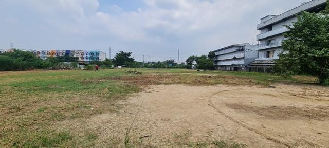 BL127 ขายที่ดินพื้นที่สีม่วง เนื้อที่ 4ไร่กว่า ย่านกระทุมแบน สมุทรสาคร เหมาะสร้างโรงงานอุตสาหกรรม ใกล้สำนักงานประกันสังคม สมุทรสาคร