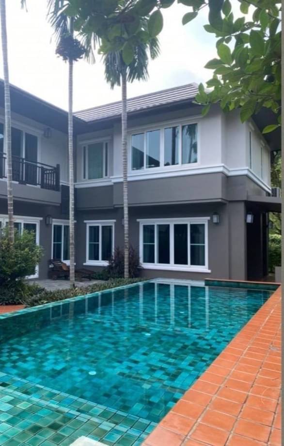 ให้เช่า 100,000 บาท/เดือน บ้านหรู เนื้อที่ 1 ไร่ สันทราย สไตล์ล้านนา-คอมเทมโพรารี่ บ้านคุณภาพดี #ทำเลในเมือง #ใกล้มีโชคพลาซ่า​