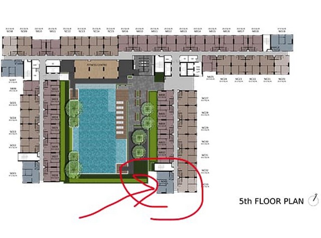ขาย / ให้เช่าคอนโด  Aspire Erawan : แอสปาย เอราวัณ บีทีเอส สถานีช้างเอราวัณ ห้อง 2 bed (1 bathroom) 48 ตรม. วิวสระ ได้ทั้งวิวสระและวิวสวน