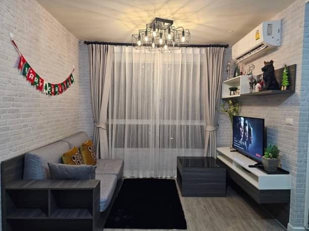 ให้เช่า 15,000 บาท/เดือน ขาย 2.8 ล้าน D condo Ping 37.5 ตรม. ห้องใหม่มาก วิวเมือง ตกแต่งครบพร้อมเข้าอยู่
