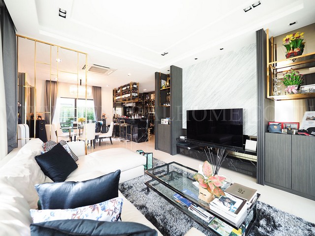 R1 บ้านเดี่ยว บุราสิริ ราชพฤกษ์ - 345 Fully Furnished หลังมุม ถนนเมน ใกล้ โรบินสันราชพฤกษ์